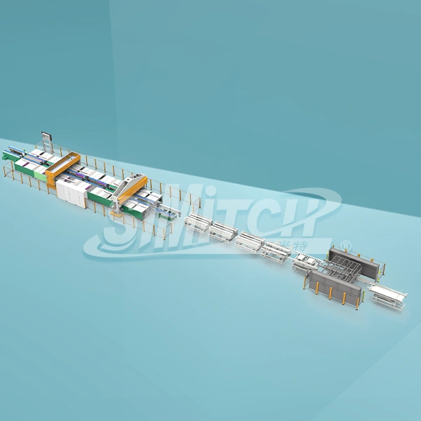 电梯轿底自动铆接装配线